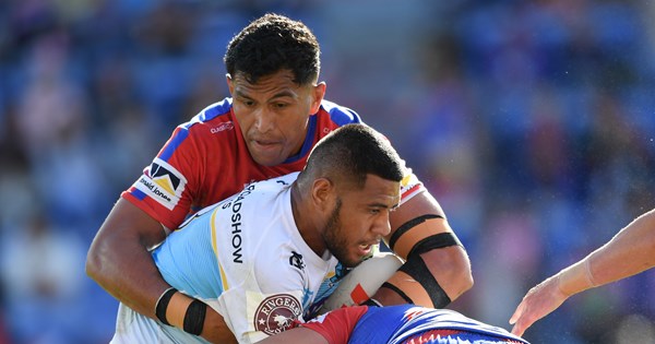 Knights respond in style to down Titans in Newcastle