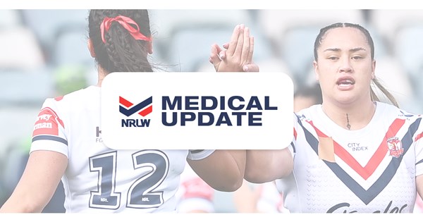 Are there any injuries in the Sydney Roosters NRLW squad after Round 2?