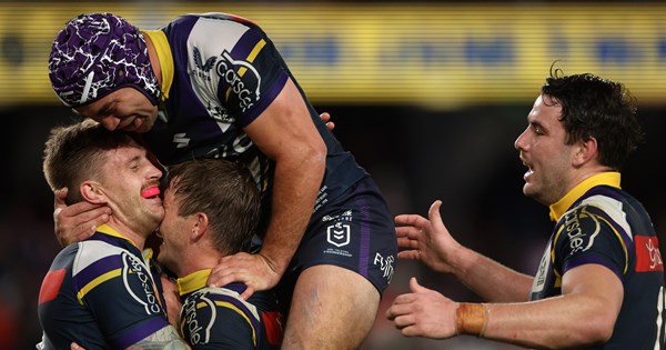 Hughes, Grant star as Storm make big statement against Eels