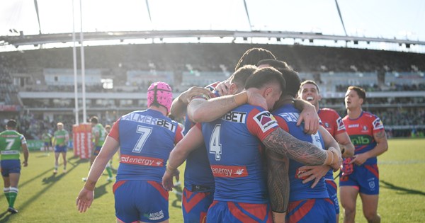 Knights make it four on the bounce with victory away in Canberra