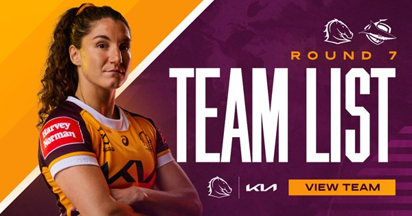 Broncos NRLW Team List: Round 27 v Sharks