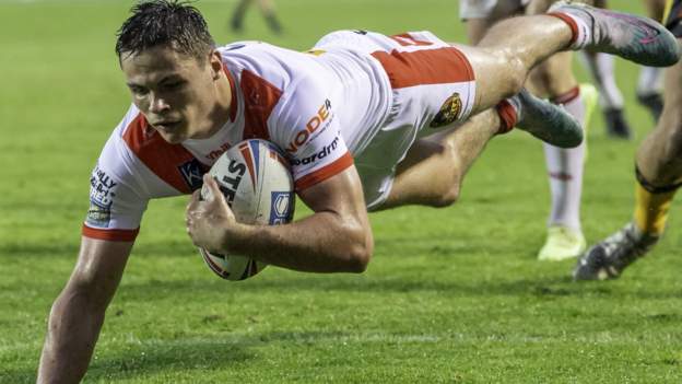 Super League: Salford Red Devils 15-18 St Helens - visitors fight back to claim victory