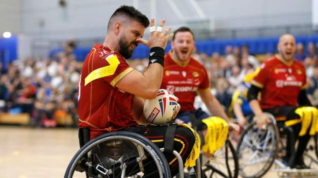 Wheelchair Challenge Cup: Catalans Dragons beat Leeds Rhinos 66-20 to win first title