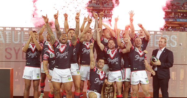 Did Trent Robinson lead the Roosters to Premiership victory in 2013?