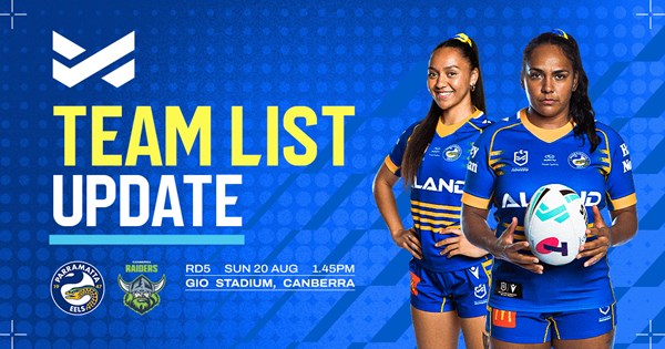 NRLW Team List Update: Round 5