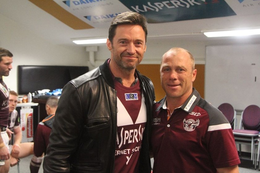 Hollywood star Hugh Jackman has been a long time and passionate supporter of the Sea Eagles