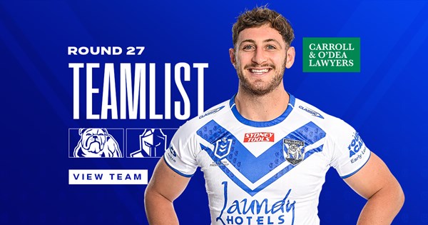 Round 27 Team News: King to start against former Club