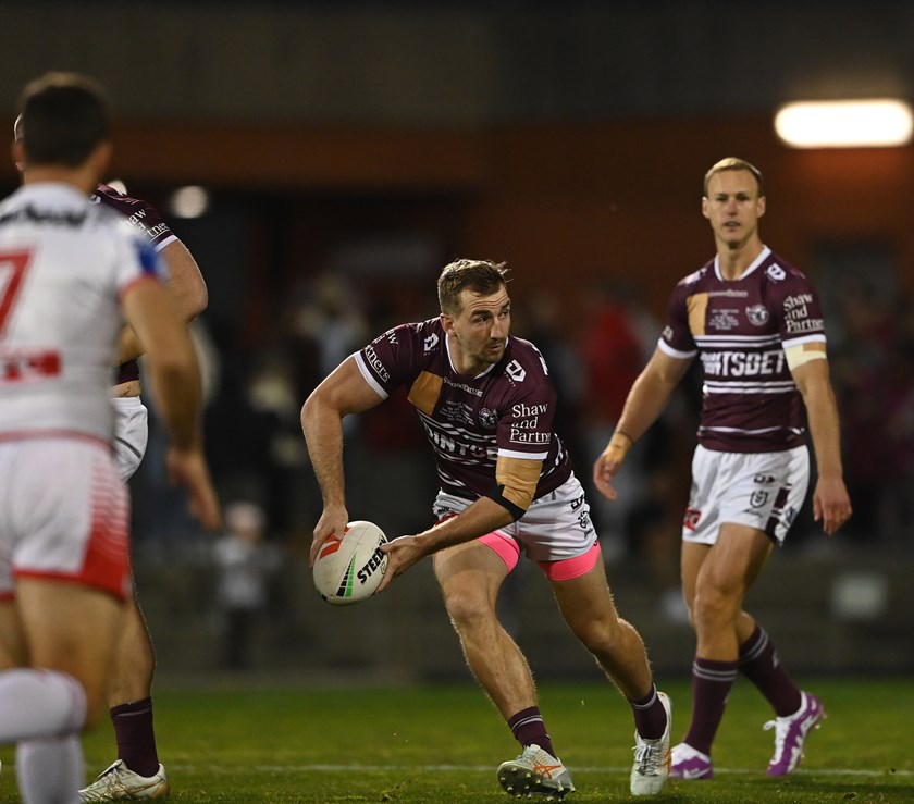 Milestone men...Lachlan Croker and Daly Cherry-Evans