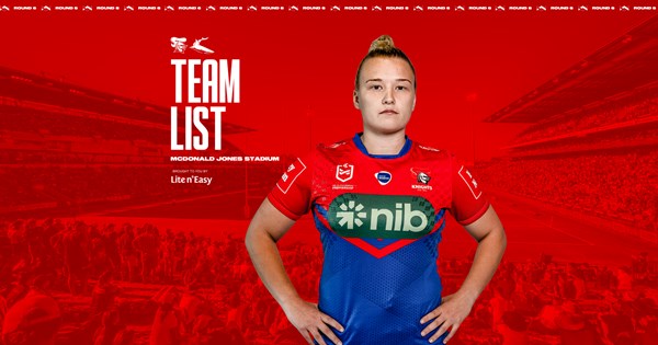 Knights v Sharks Round 6 NRLW team list