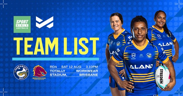 NRLW Team List: Round 4