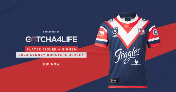 Roosters Jersey Auction: Catch a Piece of History