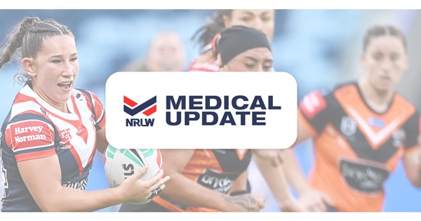 NRLW Medical Update: Round 6