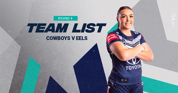 Cowboys NRLW team list: Round 6 v Eels