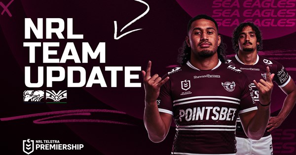 NRL Team Update: Round 25 v Warriors