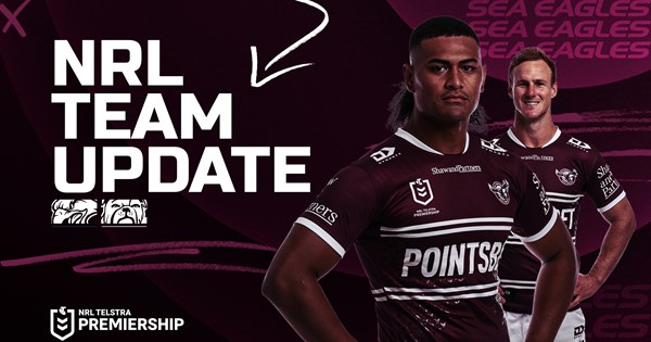 NRL Team Update: Round 26 v Bulldogs