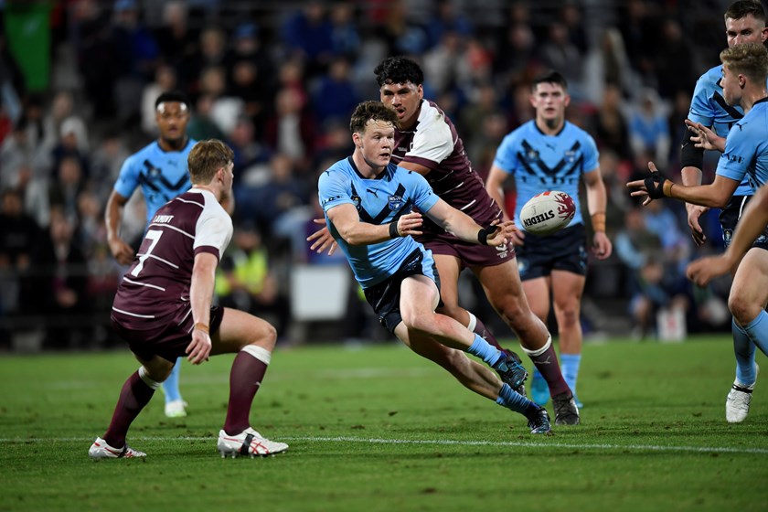 Ethan Strange in action for the CABE NSW U19s side