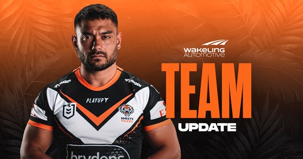 Team Update: Round 23 vs Raiders