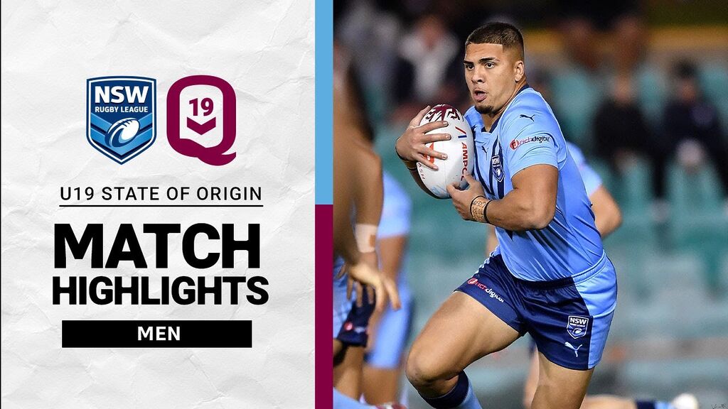 New South Wales v Queensland | Match Highlights | U/19’s State of Origin, 2022 | NRL