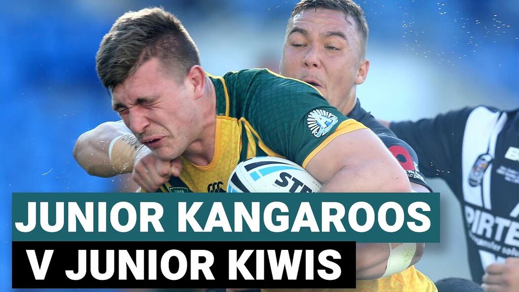 WATCH: Exciting 2015 NRL Test Match Highlights: Junior Kangaroos vs  Junior Kiwis