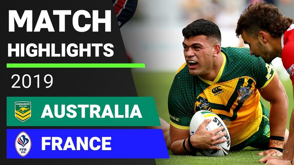 WATCH: Exciting 2019 Junior Kangaroos vs France Match Highlights