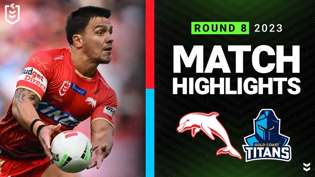 WATCH: Exciting NRL 2023 Clash: Dolphins vs Gold Coast Titans  Catch Highlights