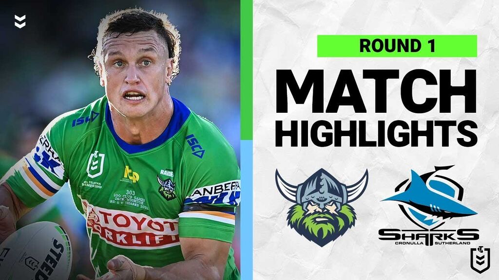 WATCH: Exciting NRL Clash: Canberra Raiders vs Cronulla Sharks Highlights