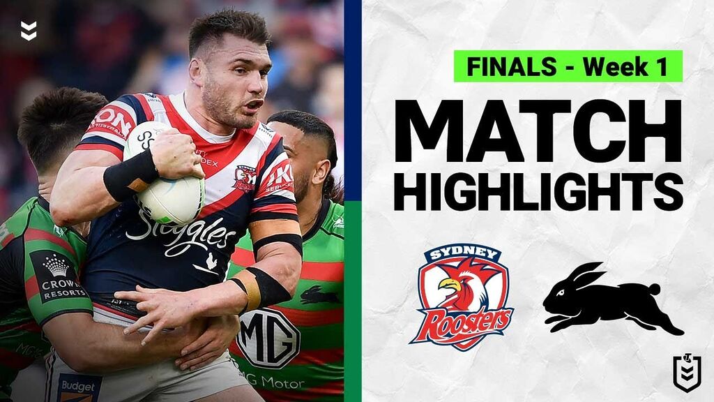 WATCH: Exciting NRL Finals Clash: Roosters vs Rabbitohs Highlights 2022