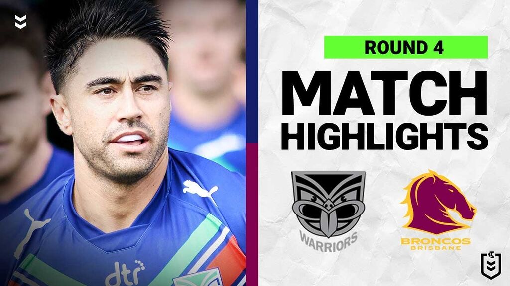 WATCH: Exciting NRL Match Highlights: New Zealand Warriors vs Brisbane Broncos