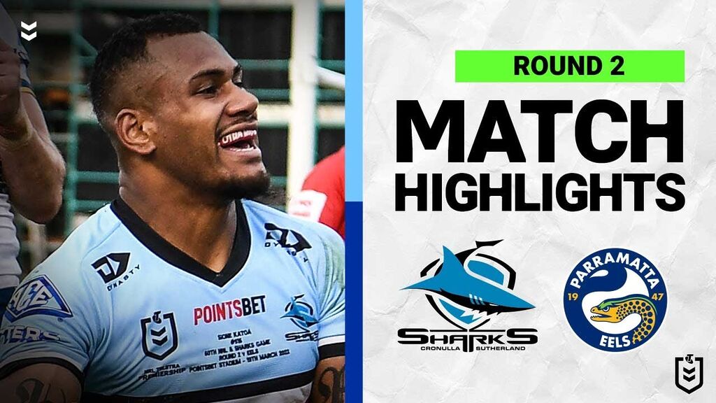 WATCH: Exciting NRL Match Highlights: Sharks vs  Eels | Round 2, 2022