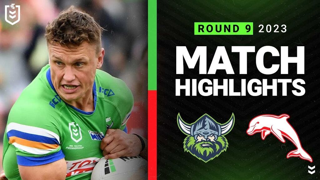 NRL 2023 | Canberra Raiders v Dolphins | Match Highlights