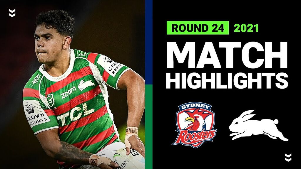 WATCH:  Intense Roosters vs Rabbitohs Highlights: NRL Round 24, 2021