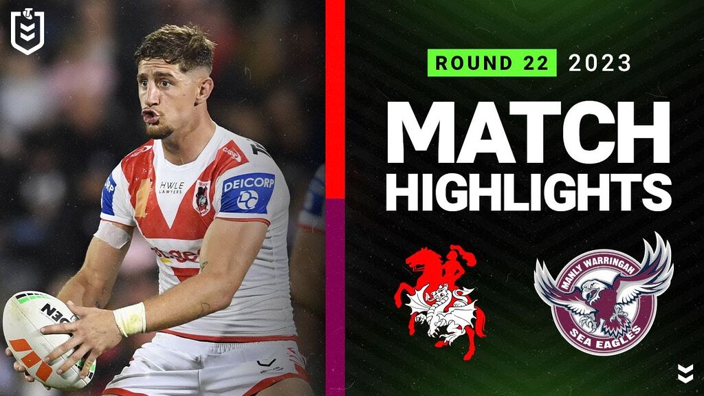 WATCH:  Thrilling Match Highlights: NRL 2023 | Dragons vs Sea Eagles