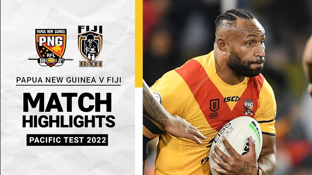 WATCH:  Thrilling Pacific Test 2022: Papua New Guinea vs Fiji - Must-Watch Highlights