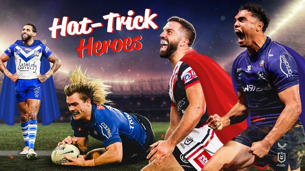 WATCH:  Unstoppable NRL Hat-Trick Heroes: Must-See Round 1-14, 2022