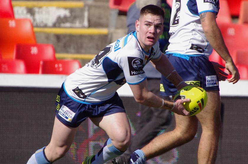 Zae Wallace playing NYC Under 20s for the Titans.