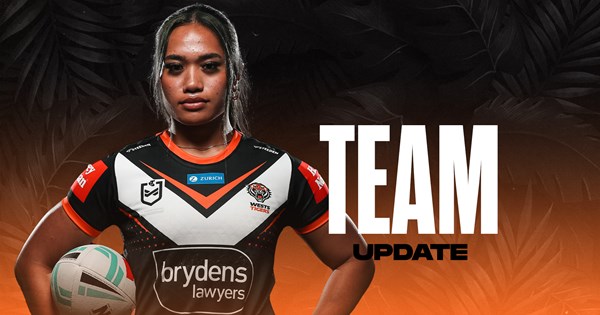 Team Update: NRLW Round 4 vs Cowboys