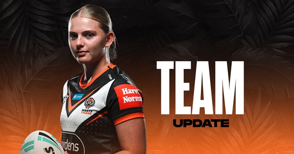 Team Update: NRLW Round 5 vs Dragons