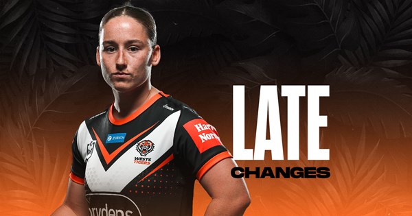 Late Changes: NRLW Round 4 vs Cowboys