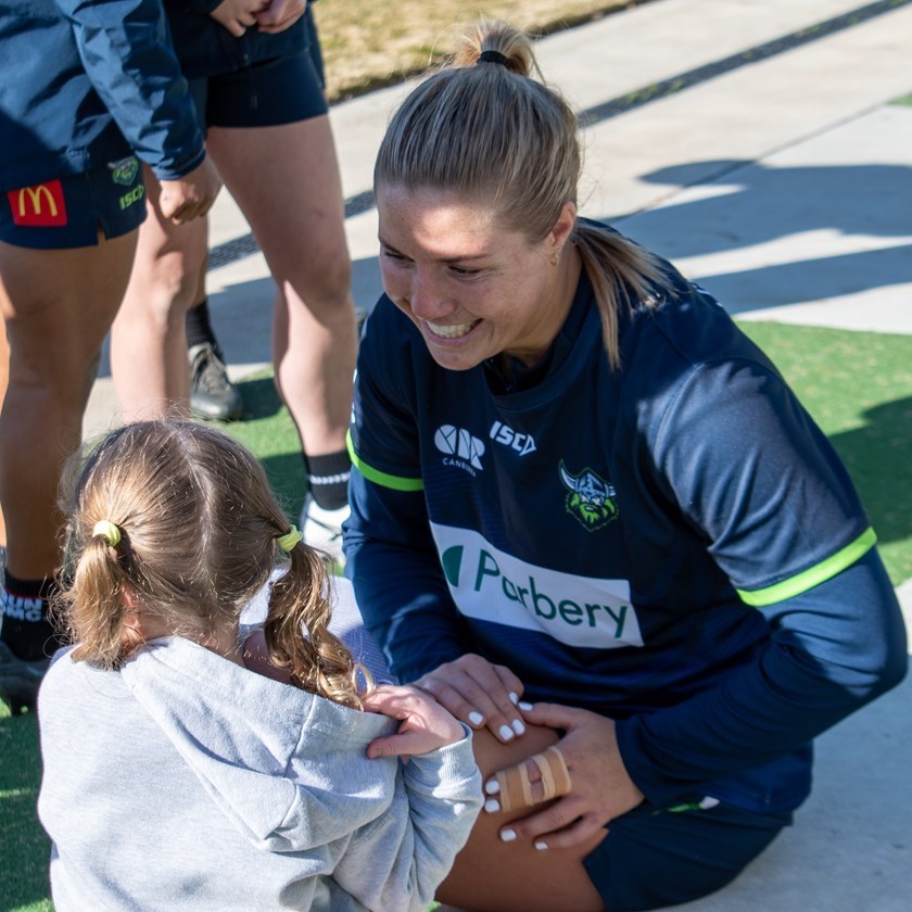 Canberra Raiders forward Sophie Holyman