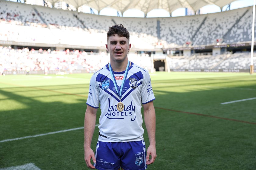 Player of the Match: Bulldogs captain Joseph O'Neill. Photo: Bryden Sharp