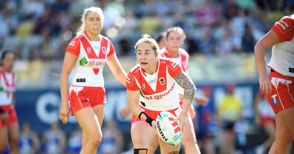 Fire-breathing Dragons trample Cowboys in NRLW showdown