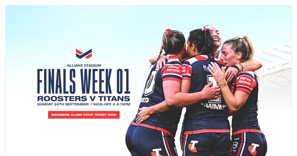 Cheer on the Roosters from Allianz this Sunday!