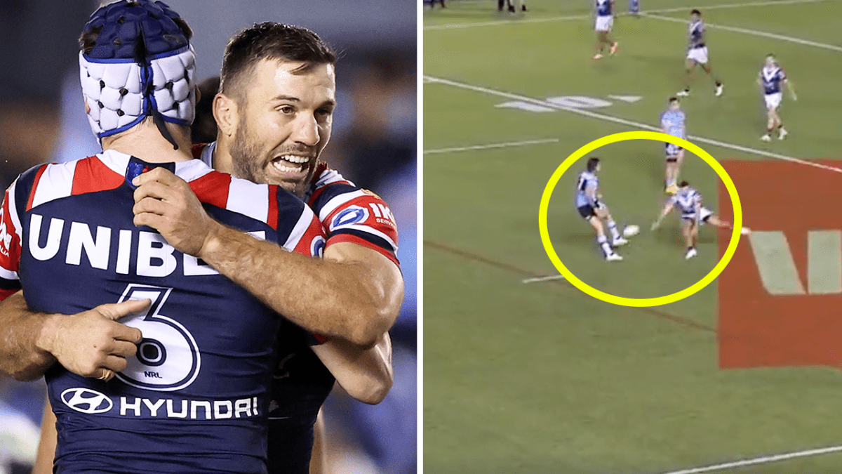 James Tedesco lauded after 'immense' NRL finals moment against Sharks