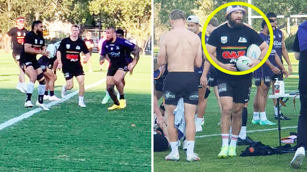 Melbourne Storm players spotted in bizarre training move ahead of Panthers clash