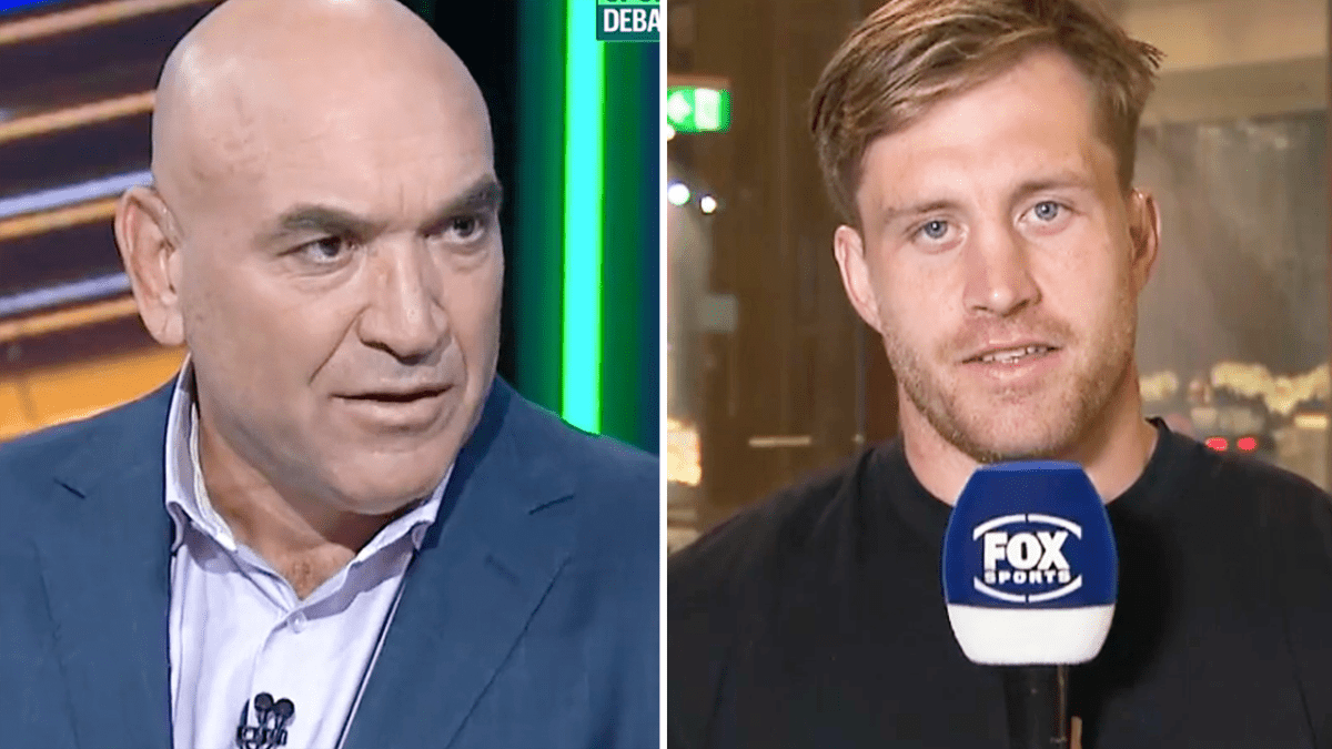 Cameron Munster's tetchy response to Gorden Tallis question about Storm forwards