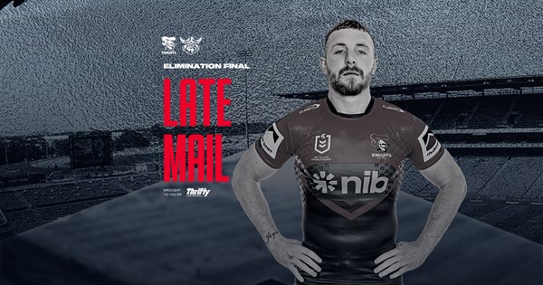 NRL Late Mail: Elimination Final v Raiders