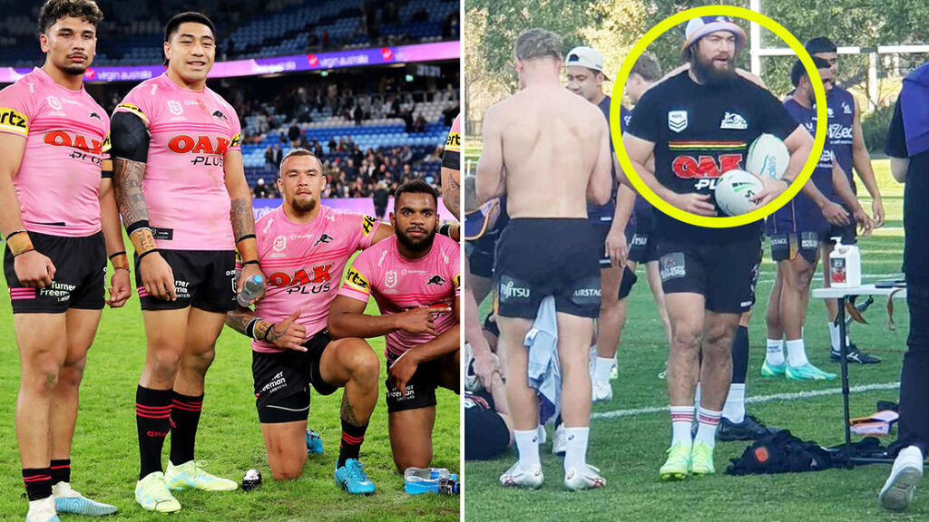 Panthers players respond after Melbourne Storm spotted in 'weird' training move