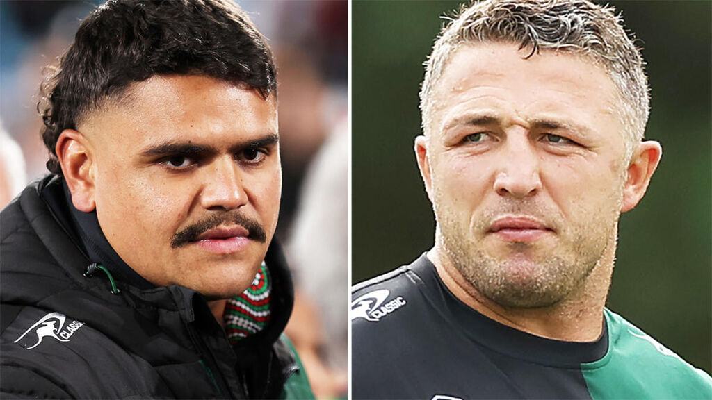 Latrell Mitchell and Sam Burgess in shock 'swap' reports after Souths' historic flop