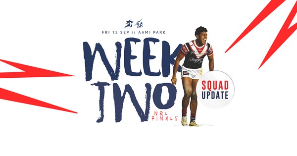 Squad Update: Semi Final vs Storm