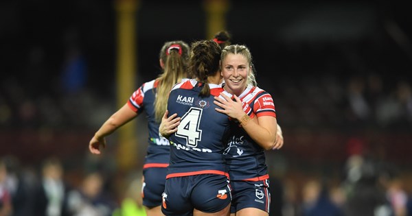 Three Roosters Named in NRLW Team of the Year